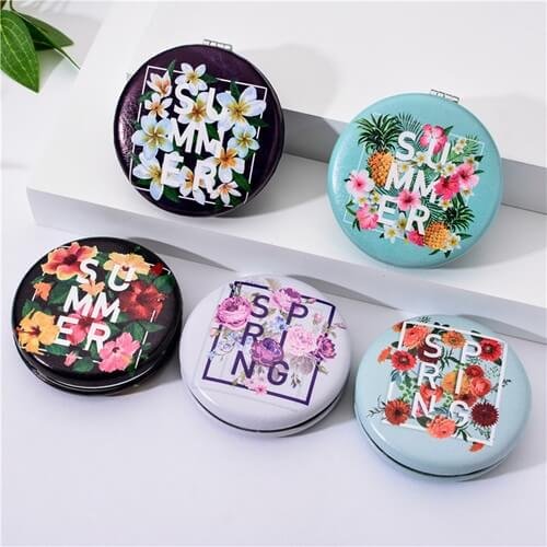 customizable cute compact mirror